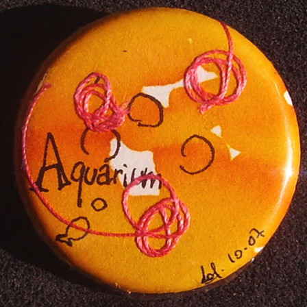 Badge Aquarium Jaune