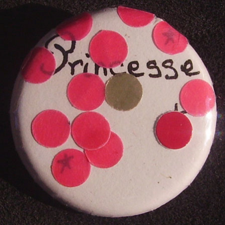 Badge Princesse aux Petits Pois