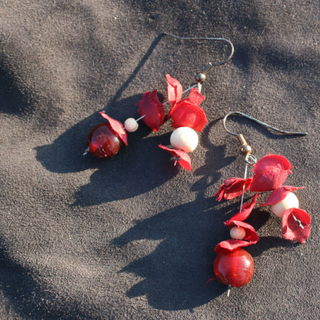 Boucles d'Oreilles Sépalides Doubles