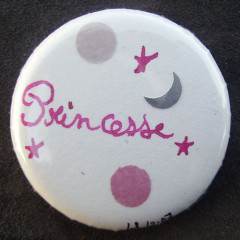 Badge Princesse à la Lune