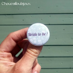 Kit de 2 badges Futurs Mariés - « Bride & Groom To Be »