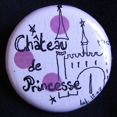 Badge Château de Princesse Bis