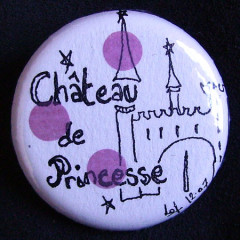 Badge Château de Princesse Bis