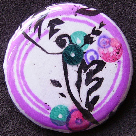 Badge de Mathilde-Paillette de Fleurs