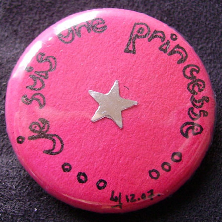 Badge Princesse Star - Collector