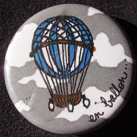 Badge Montgolfière - En Ballon
