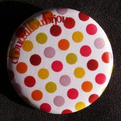 Badge à Pois - Damier