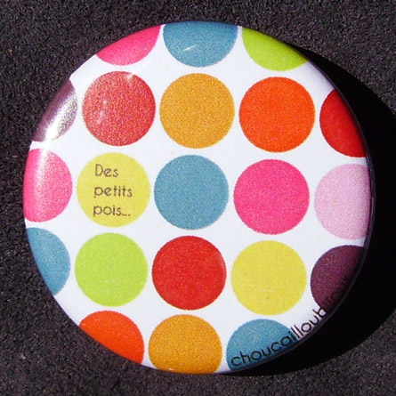 Badge Des petits pois - Multicolore