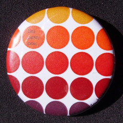 Badge Des petits pois - Rouge