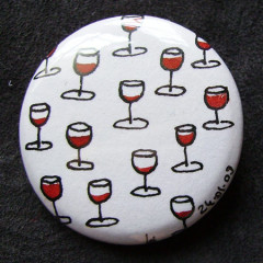 Badge Des ptits verres de Rouge...