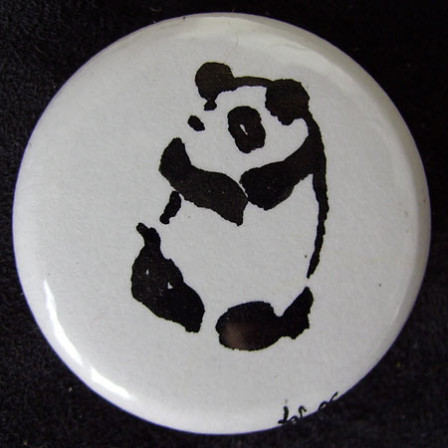 Badge Panda calin