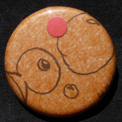 Badge-Poisson Orange