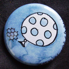 Badge Ballon Bleu