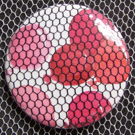 Badge Ballons Rouges Tulle