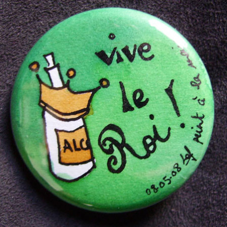 Badge-Vive le Roi Vert