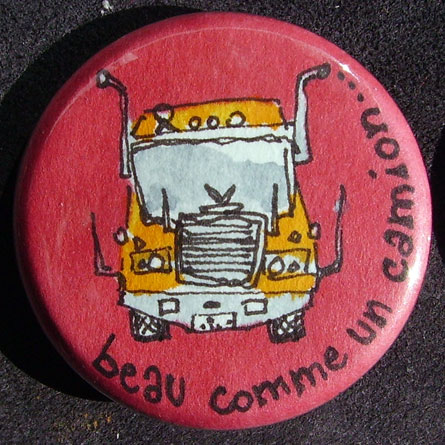 Badge Camion Rouge