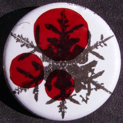 Badge Flocons - Pastilles Rouges