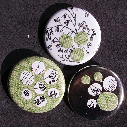 Badges Fleurs - Feuillage