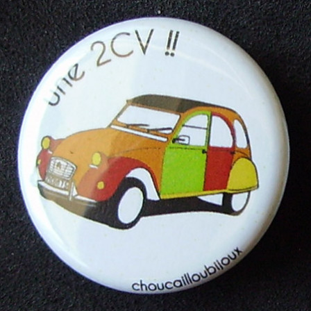 Badges 2CV - Multicolore