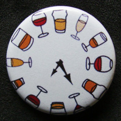 Badge Taverne - Horloge