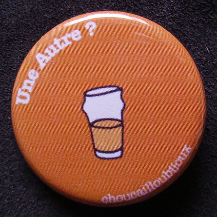Badge Taverne - Une autre orange