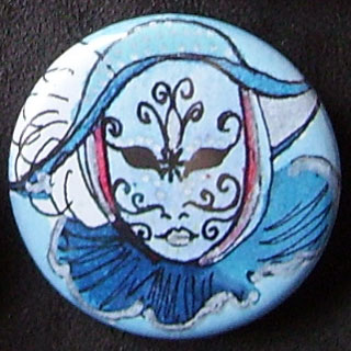 Badge Carnaval - Bleu