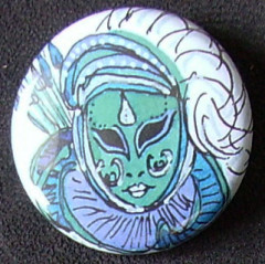 Badge Carnaval - Turquoise