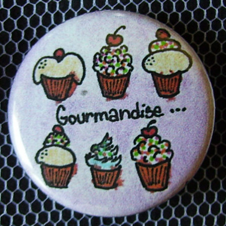 Badge Gourmandise - Cupcakes