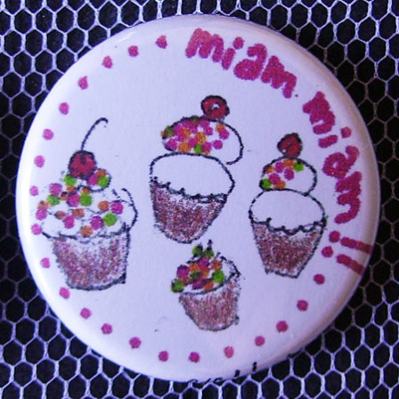 Badge Gourmandise - Miam Miam