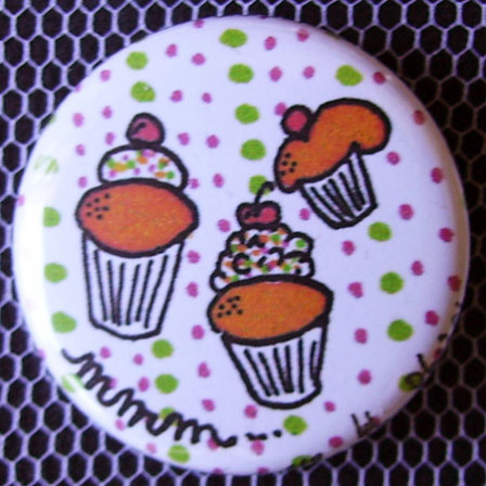 Badge Gourmandise - Mmm... des Cupcakes !