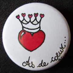 Badge « Les Amoureux » As de Cœur