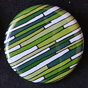 Badge Motifs Verts - Ardoises