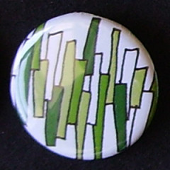 Badge Motifs Verts - Briques