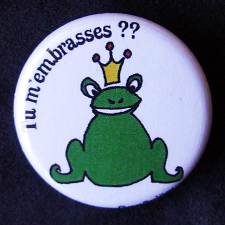 Badge Contes & Princesse - Tu m'embrasses ?