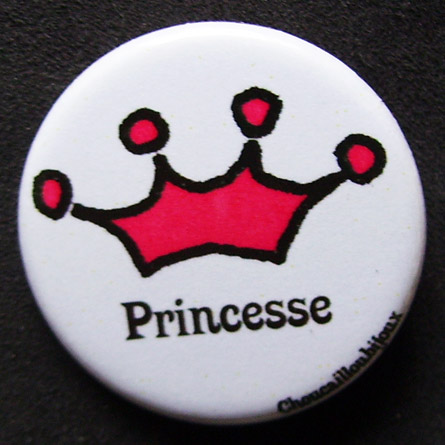 Badge princesse - Couronne
