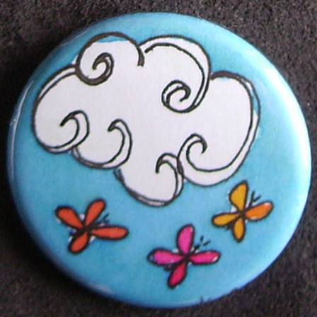 Badge Idylle - Céleste