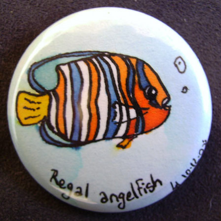 Badge Regal Angelfish