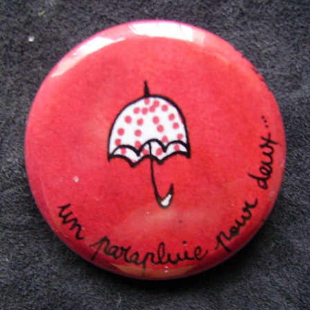 Badge Parapluie pour Deux