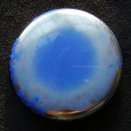 Badge Vernis Bleu