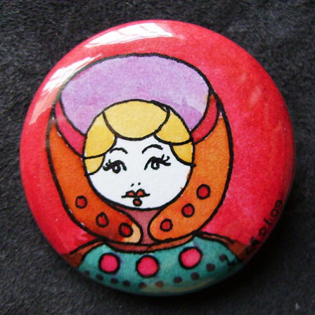 Badge Poupée Russe 15.0