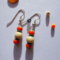 Boucles d'Oreilles Clem' de Bois