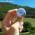 Mariage "Corse & Fanions", badges personnalisés de Delphine & Julien