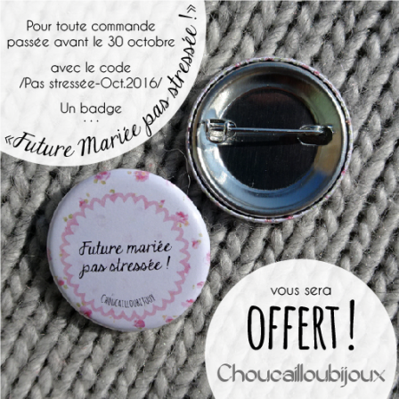 Badge pour accrocher au sac de bébé - Cadeau qui déchire